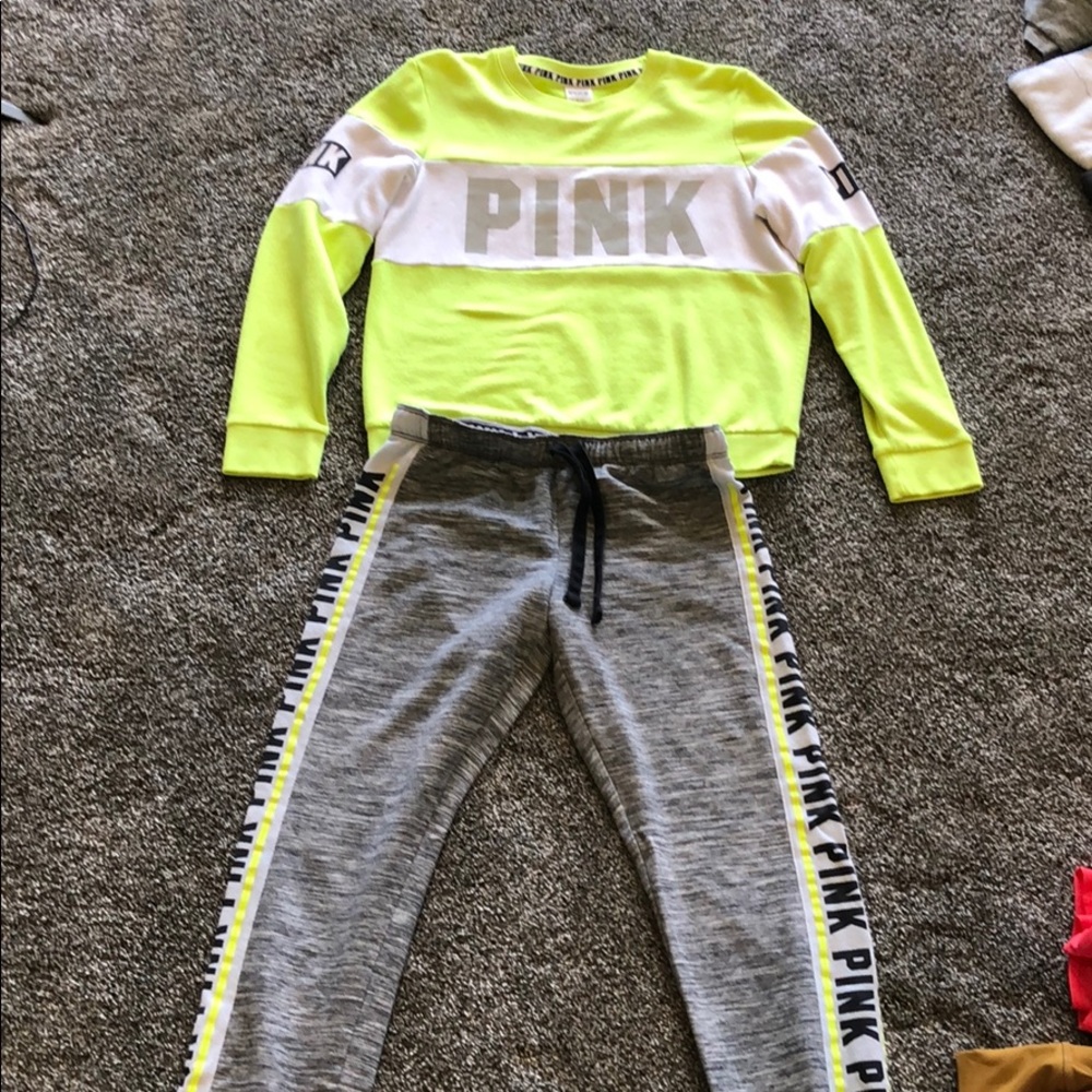 PINK sweat suit